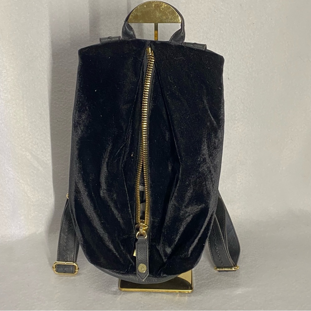Aimee Kestenberg Tamitha Velvet Black Backpack